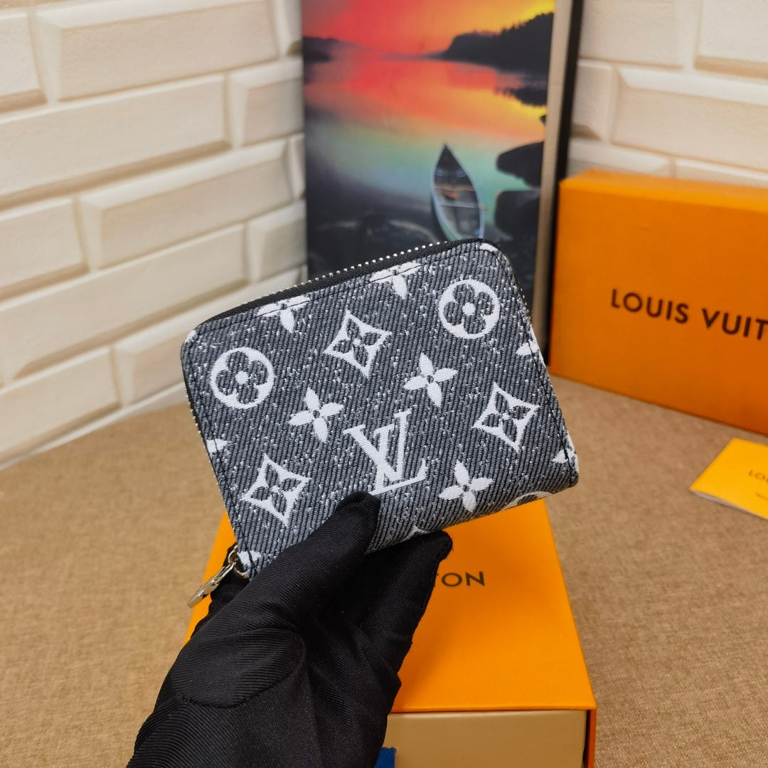 【ルイヴィトン】3タイプから選べる ジャカードデニム財布 在庫残りわずか