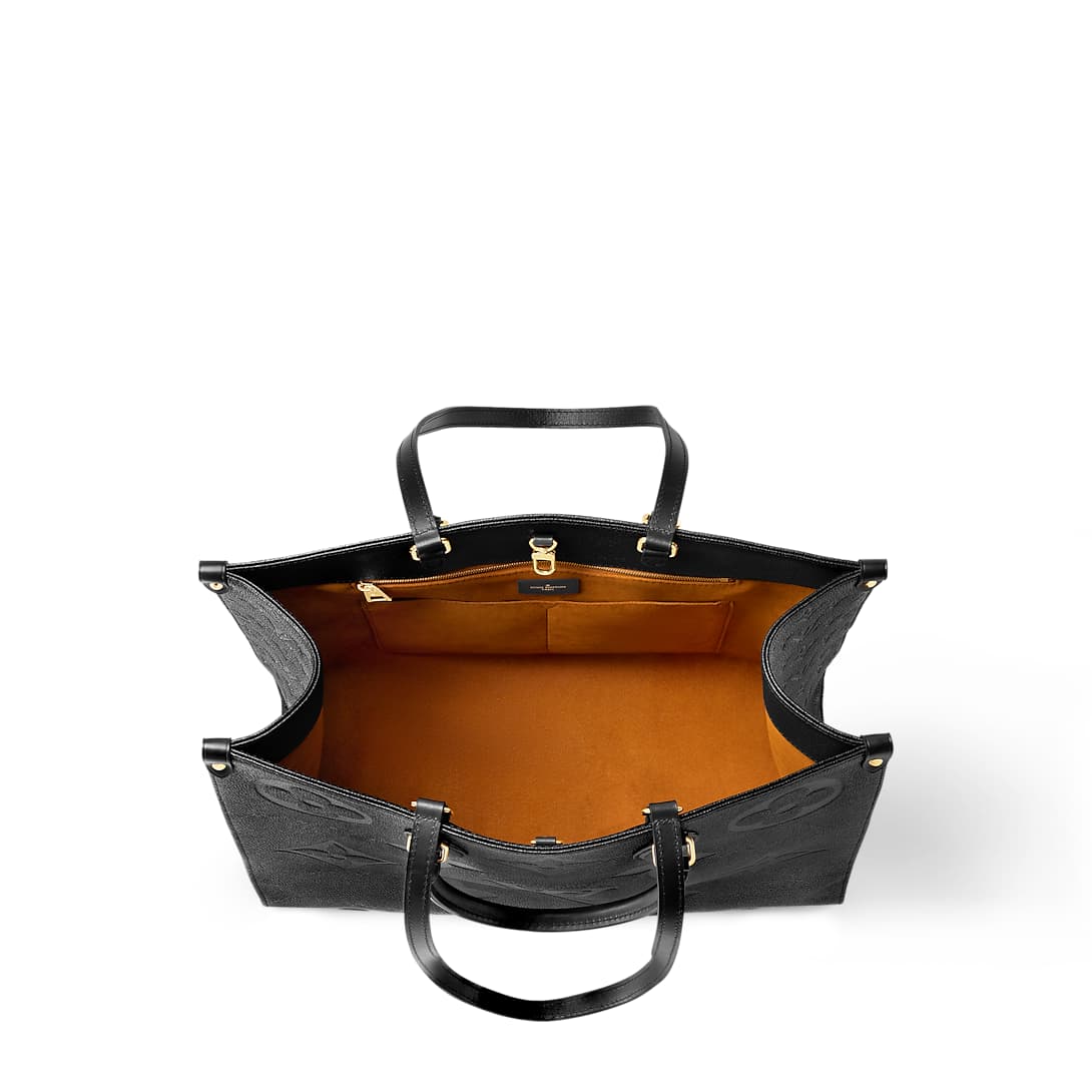 【ルイヴィトン】人気★大容量オンザゴー GM トートバッグ黒M44925